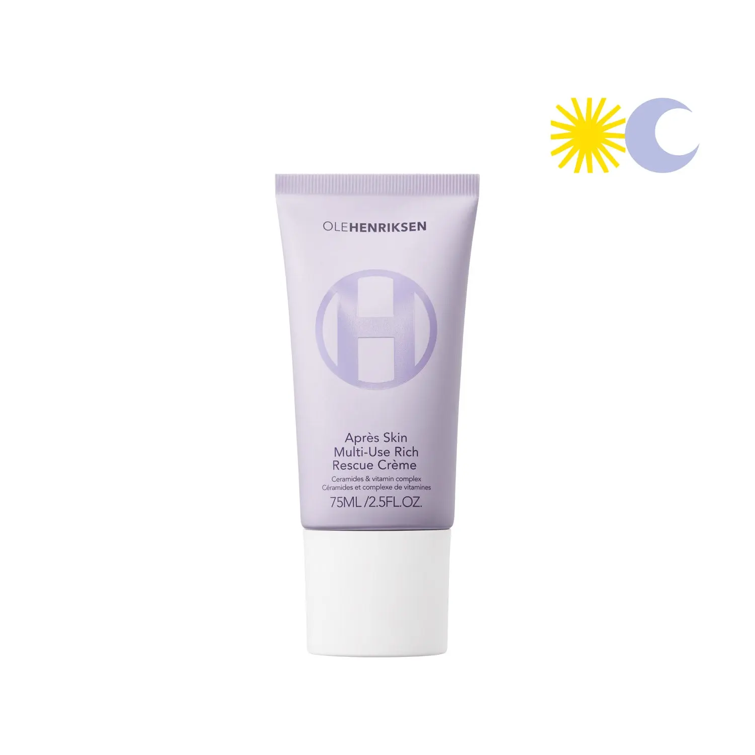 Ole Henriksen Après Skin Multi-Use Rescue Crème Overnight Moisturizer & Mask with Ceramide Panthenol for Dry Stressed Skin Hydrating Anti Aging Balm Duo Soothing