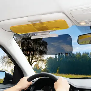 Car Sunshade Extender, 2-In-1 Design for Day and Night Use, Anti-Glare, UV Protection, Retractable Sunshade, Windshield Sun Shade Hdautomobile