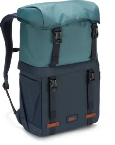 Cool Trail Split Pack Cooler - 12 Cans Cold with 6 lbs Ice Top Compartment for Ten Essentials and More