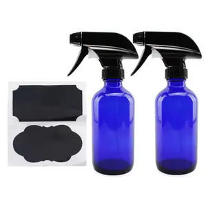 8oz Cobalt Blue Glass Spray Bottles (48 Pack)