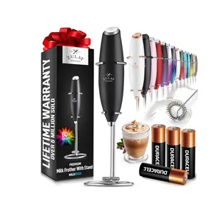 Zulay Kitchen Duracell Powered Milk Frother With Stand Zulay Kitchen Duracell Powered Milk Frother With Stand
