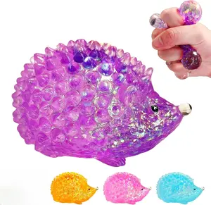 1Pcs Hedgehog Sugar Squishy Stress Balls, Kawaii Hedgehog Sugar Ball Squishy Toys for Kids Adults, Sensory Squeeze Fidget Toys for Easter Basket Stuffers,, Goodie Bag Stuffers