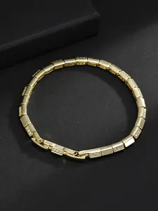 1PC ICED CHICS hip-hop snake bone bracelet, Exquisite Trendy Bracelet, made of copper inlaid zircon, suitable for both men and women, a couple's style, ideal for daily wear, with a stable coating that does not fade