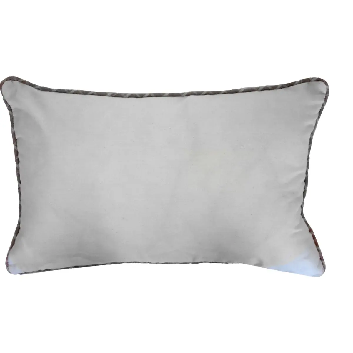 HomeRoots Fully Stuffed Lumbar Throw Pillow, 13"h x 4"w x 20"d, White & Pink Easter Bunny Pink Truck Design, Festive Indoor Home Decor, Decorative Accessories