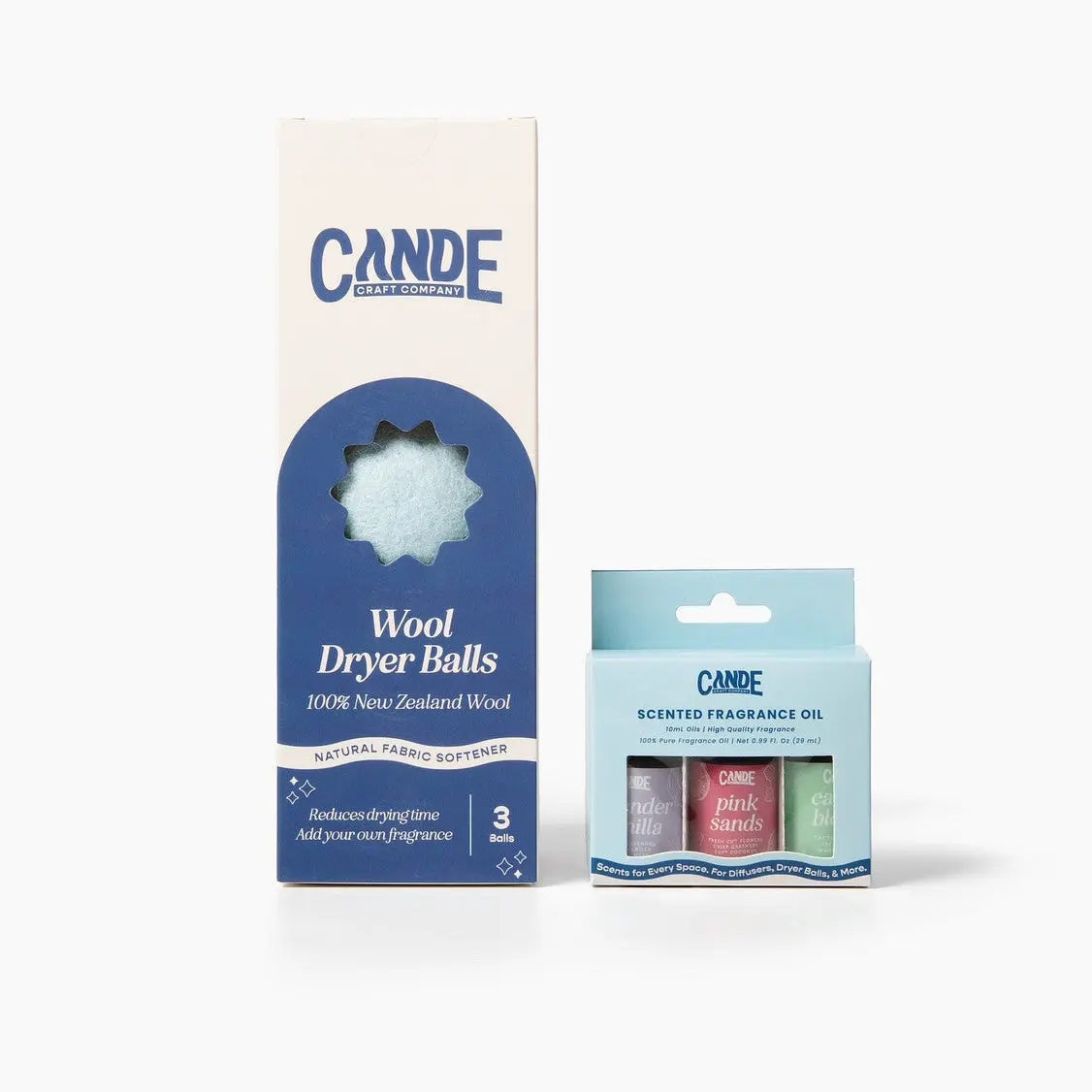Premium Natural Laundry Balls & Discs Set - 3-Pack Reusable Wool Dryer Balls, 3 Fragrance Oils, Anti-Static Multi-Function Tool, Reduces Drying Time, Works for 1000+ Laundry Loads