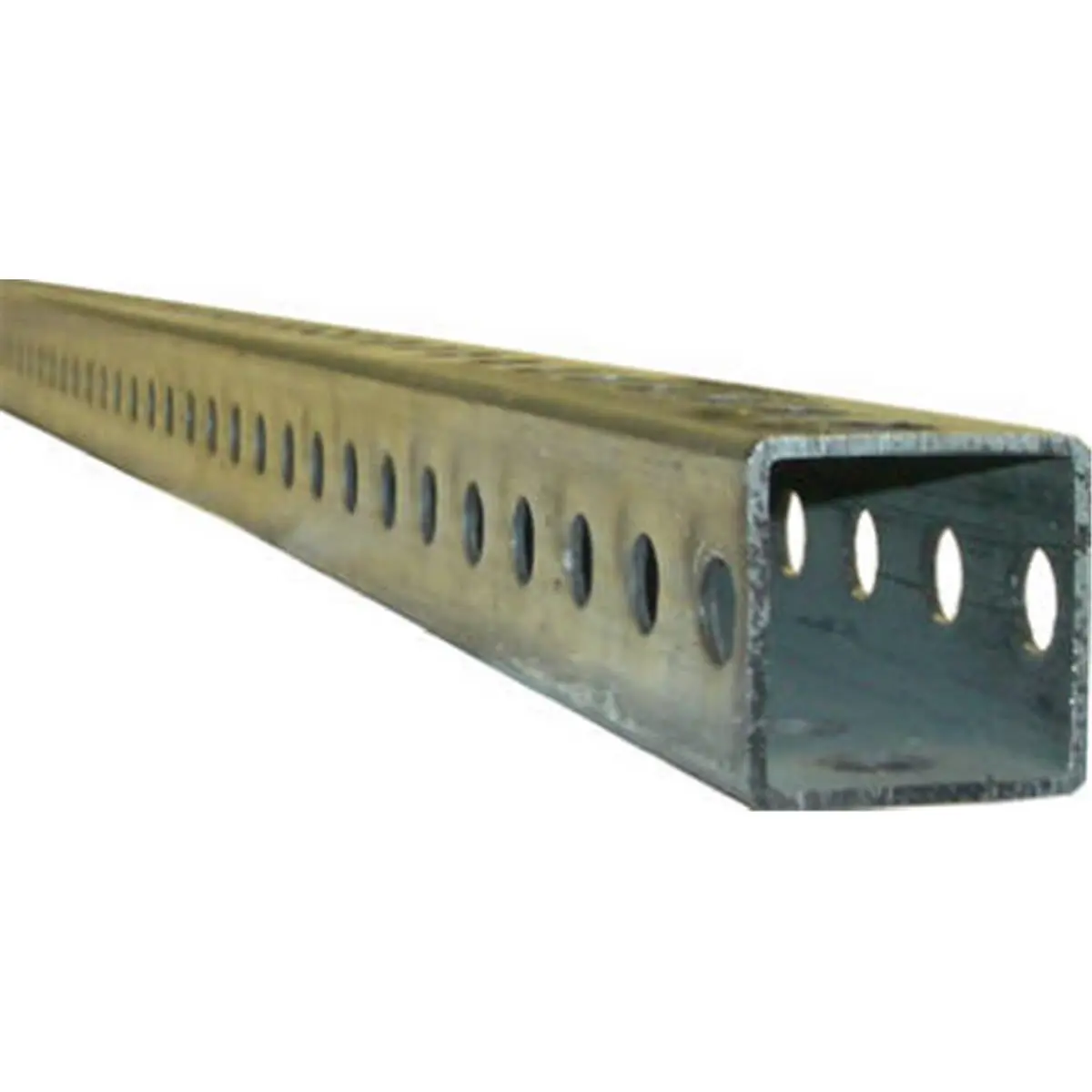 212 MAIN 14 Gauge Hot Rolled Telescoping Perforated Tube, 1x1x72 in., Zinc Plated - Essential for Sailing, Water Sports