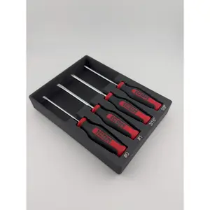 Icon Mini Screwdriver Holder – Gridfinity 3D Printed Organizer For 4-Piece Set