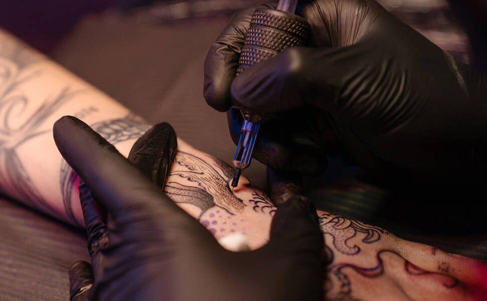 Professional High Pigment TBK Triple Black Tattoo Ink 8oz (240ml) for Large Tattoos & Creative Body Art Sterilized Hypoallergenic Long Lasting Color Retention - Makeup, Cosmetic