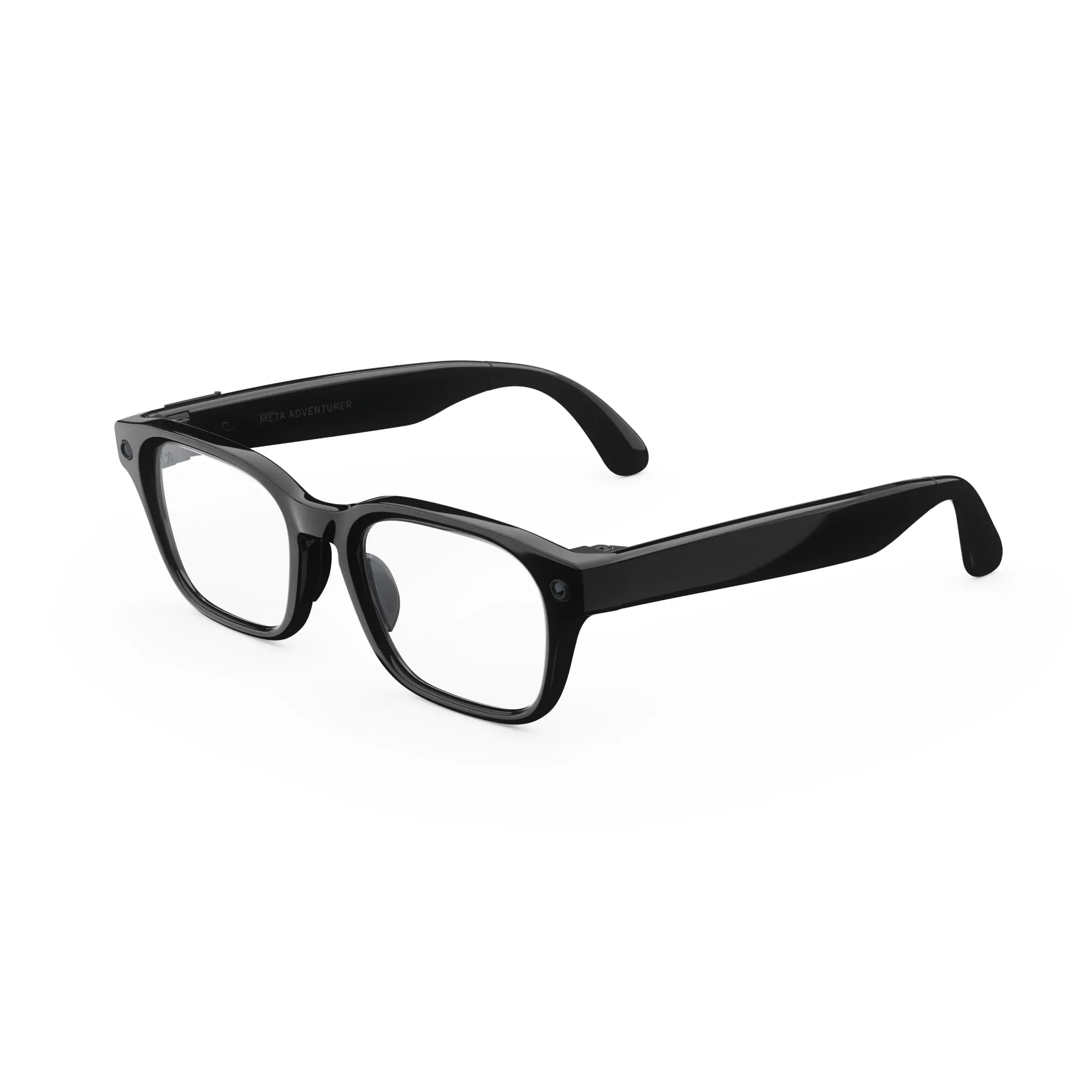 Meta Adventurer Large Classic Black Clear Lenses