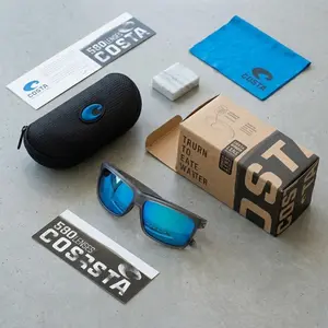 Costa Del Mar Polarized Sunglasses UV400 – Premium Outdoor Fishing Eyewear Full Set Included