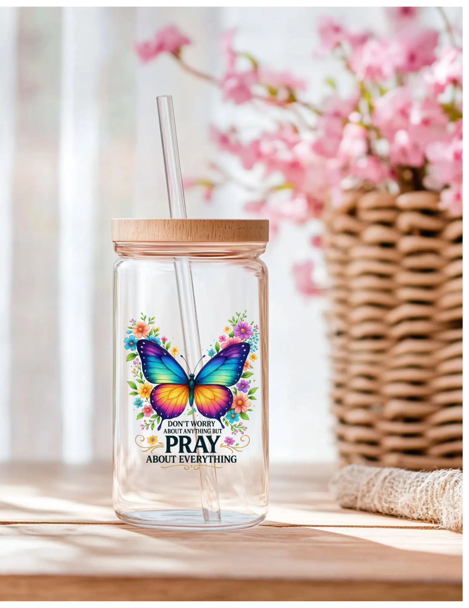 Pray about Everything UV Decal