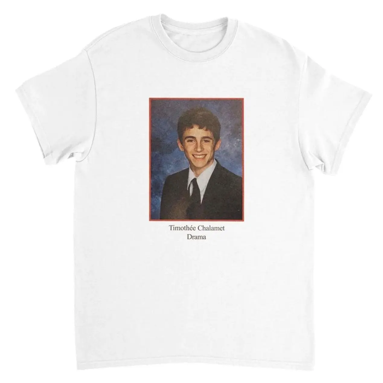 Timothée Chalamet Yearbook 90s Unisex T-Shirt, Vintage Aesthetic Fan Graphic Tee, Sweatshirt, Hoodie 1MG