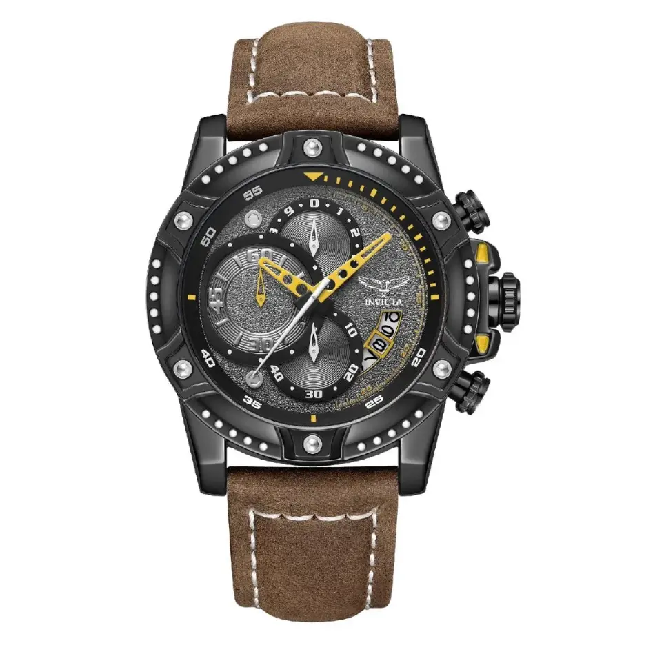 69847 - Invicta S1 Rally I by Invicta Men's Watch w/ Skeleton Dial - 50mm, Brown