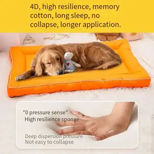Ultra Soft Waterproof Pet Bed| 4D Memory Foam Deep Sleep Mat