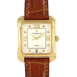 Pre-owned Vacheron Constantin 18K Yellow Gold (Au750) Small Leather Goods Toledo Yellow Gold Automatic
