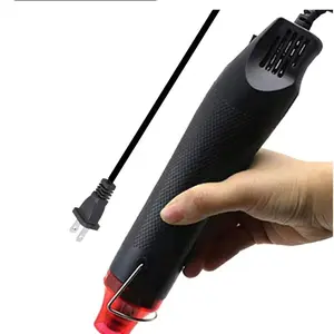 Mini DIY Hot Air Gun Tool - 300W Dual Temperature Heat Gun 200° - Perfect Heat Gun for Resin - Fast Heating Dual Temp Heat Gun for Crafting Shrink Tubing Vinyl Wrap
