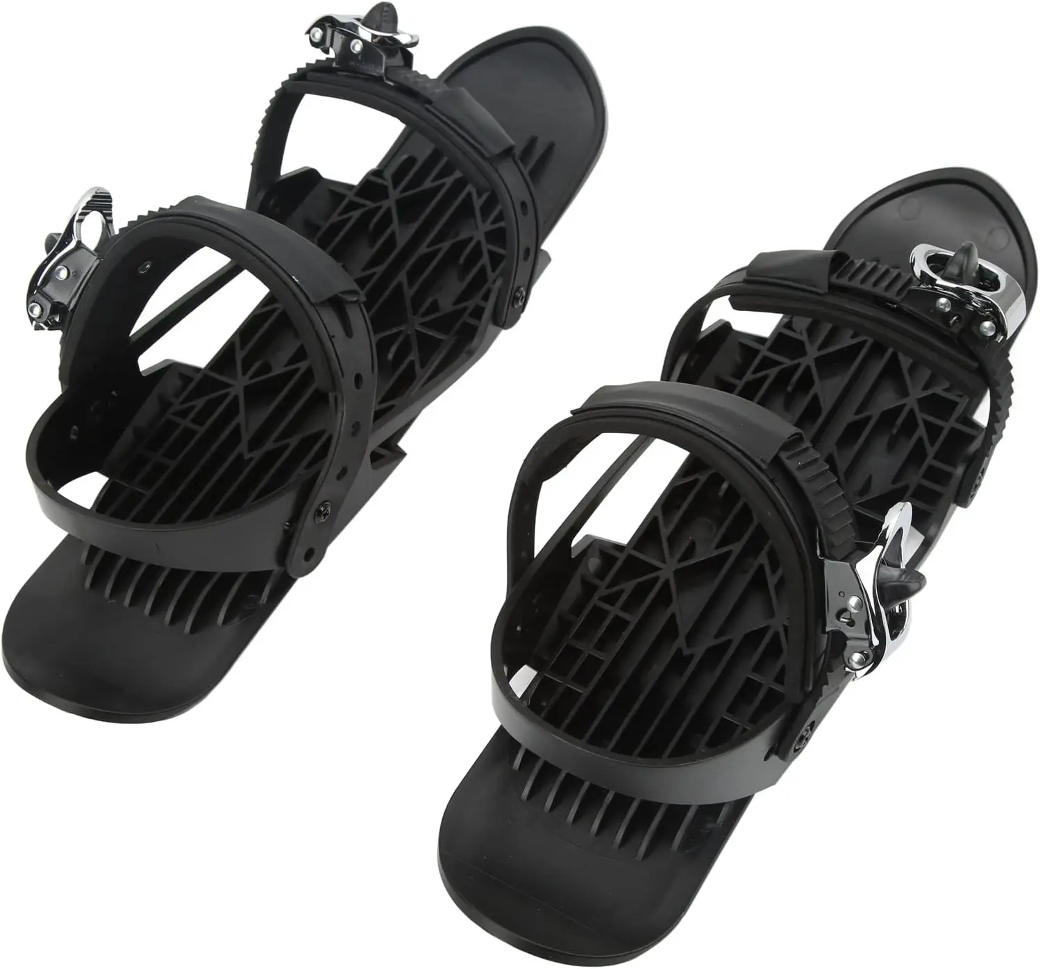 Mini Ski Skates for Snow, Short Mini Skating Ski Shoes Size Short Snowskates Snowblades Skiboards, Portable Ice Skates for Snow Winter Sports