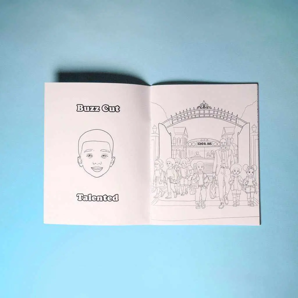 Tahj's Created To Shine Coloring Book