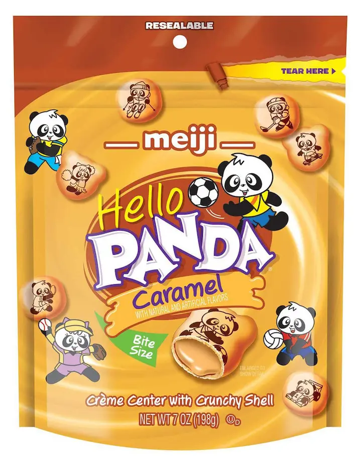Panda Caramel Cookies - Large 7 oz