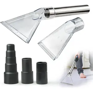 Universal Clear Vacuum Extraction Accessory Compatible with All Shop Vac Extractor, Wet Dry Vacuum Cleaner Attachments for Upholstery & Carpet Cleaning &  Detailing
