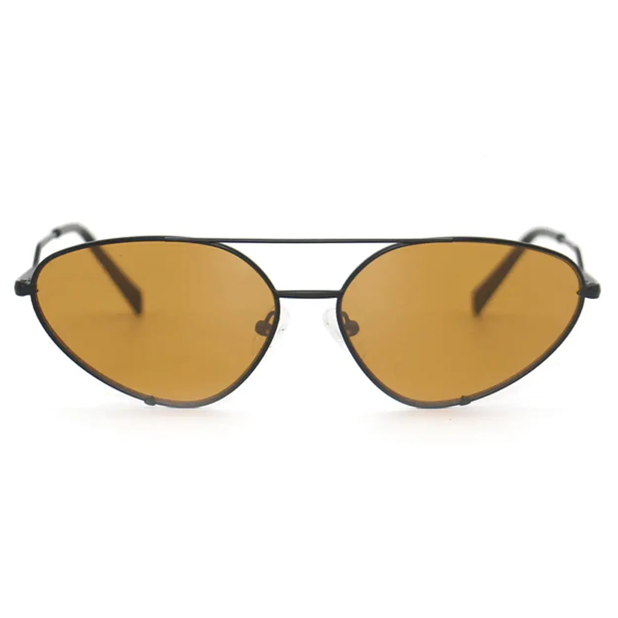 Lucky Star Vintage Trendy Stylish Yellow & Black Round-Design Sunglasses with Black Frame, Vintage Trendy Sunglasses, Stylish Sunglasses
