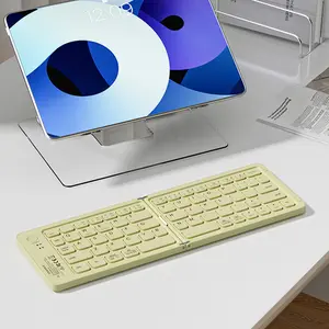 MOFii 1 Pack Foldable Bluetooth Keyboard, Checkerboard Portable Rechargeable Keyboard, Universal for Laptop Tablet, US QWERTY Layout