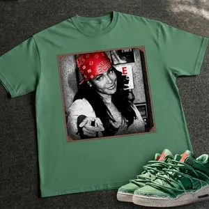 3 Concrete Rose Fir Green Red Cement Grey Teyana T Shirt Match LIYAHHH