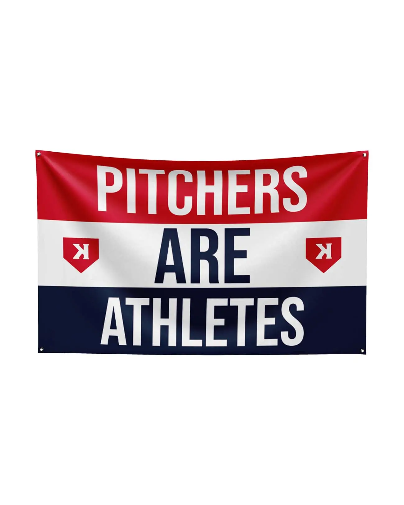 Baseball Flag, Pitchers Only Pitchers Are Athletes, Hanging Banner