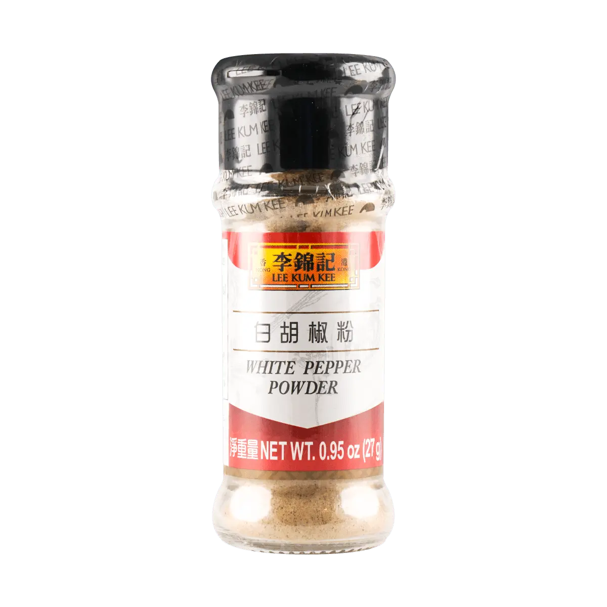 Lee Kum Kee White Pepper Powder 27g - Premium Ground Spice for Cooking & Seasoning