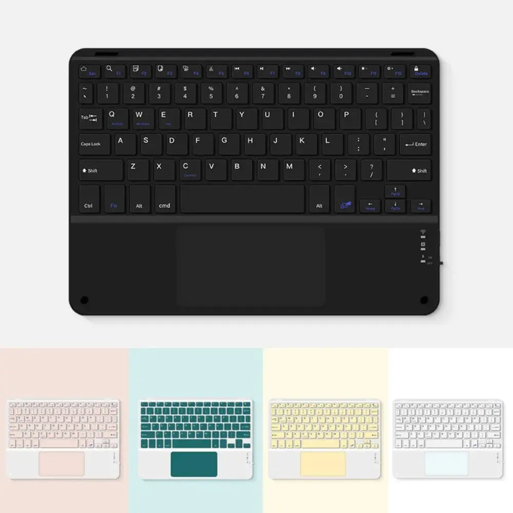 Wireless Touchpad Keyboard 10 Inch Rechargeable PC Tablet Phone Keypads for iPad 11 10.9 Magnetic Keyboards for Xiaomi/Huawei Keyboard with Touchpad
