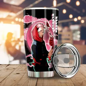 [New Anime Drinkware - Sale Up To 35%] Ryomen Sukuna Tumbler Cup, Jujutsu Kaisen Anime Car Accessories, Curse King Travel Mug, Dark Sorcerer Drinkware, Otaku Gift