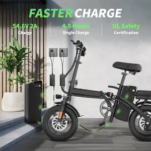 E-Bike Charger with Dual Mode Charging | UL + IPX6 | Safer & Faster Ride Starts Here! | 48V battery charger | 54.6V lithium charger | ebike battery chargerelectric bike charger |