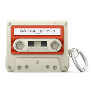 Cassette Tape Case for Galaxy Buds 3 and 3 Pro, Retro Design, Durable Shockproof Protecive Cover, Premium Silicone Case Accessory