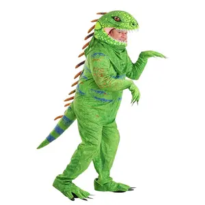 Plus Size Green Iguana Costume for Adults