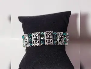 Elegant Bead Bracelet with Silver Accents diamond bracelets james avery charm bracelet cost sterling 925