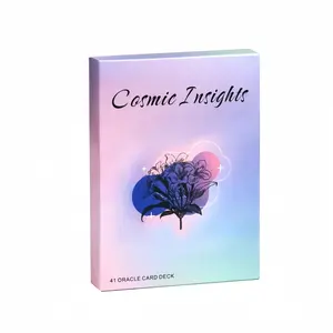 Cosmic Insights Oracle Card, 1 Box (41 Cards) Cosmic Insights Tarot Card Game Set, Fortune Telling Card, Party Entertainment Card Game, Card Games for Family Gathering, Family Fun Game, Themed Card Game
