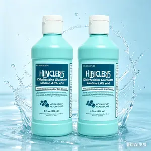 Hibiclens Antimicrobial Skin Liquid Soap, 8 oz Bacteria-Fighting Cleanser for Body Care