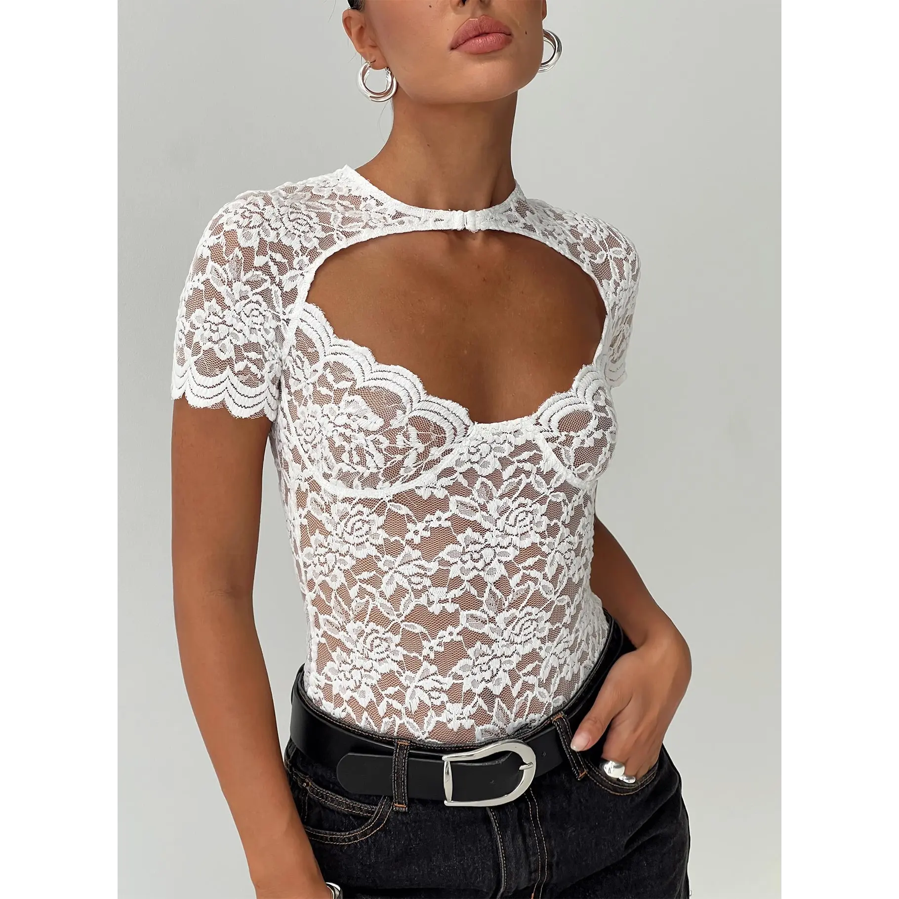 Giallo Bodysuit White