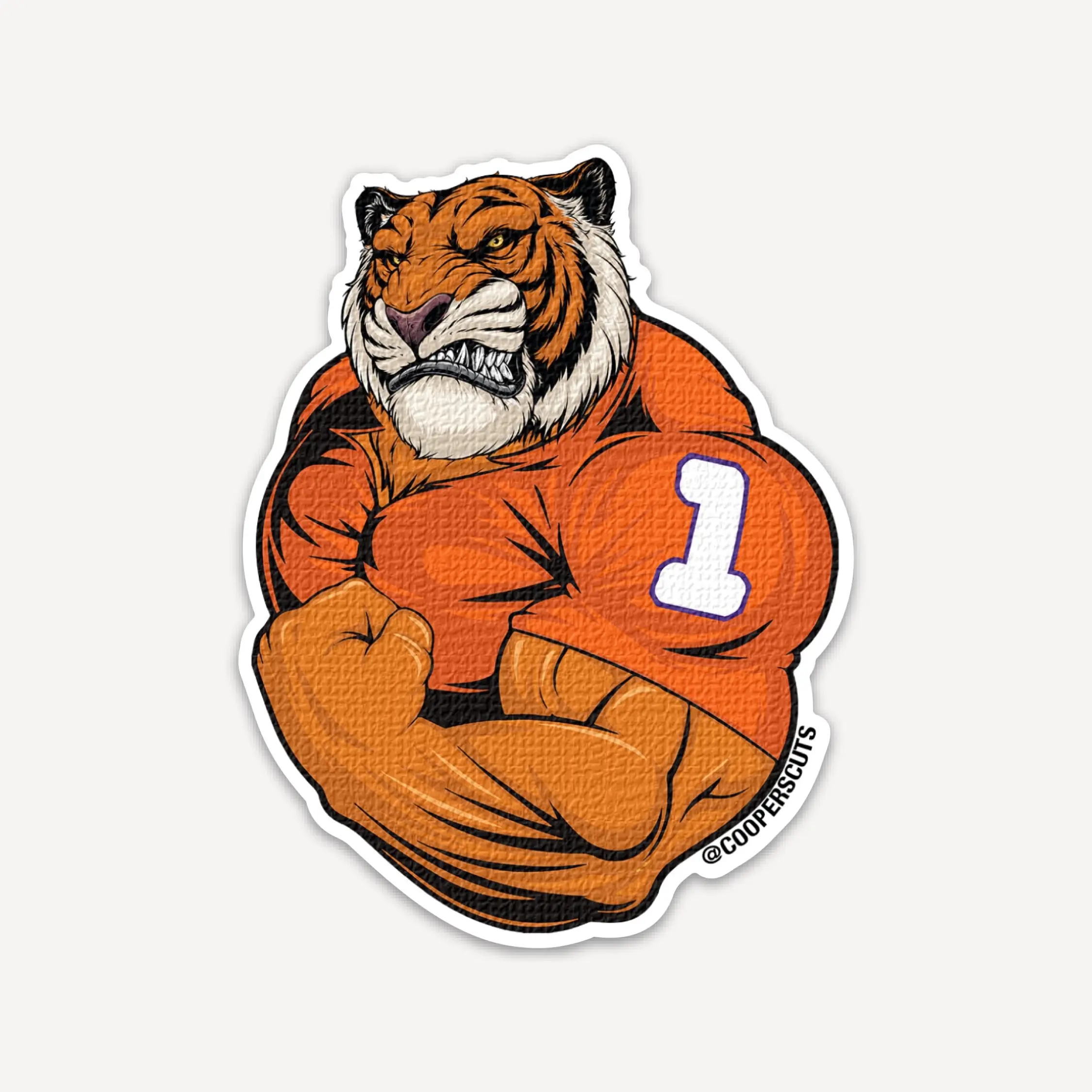 Clemson University Football Vinyl Sticker OR Magnet