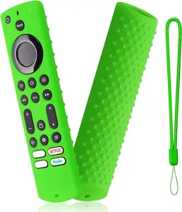 NS-RCFNA-21 Glowing Remote Cover for Toshiba & Insignia TV Remote Controller 2021, Silicone Case with Lanyard Glow in Dark