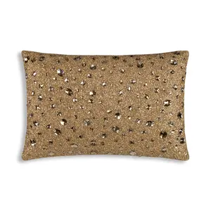 Aida Stone Beaded Pillow