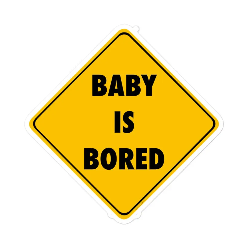 Baby is Board sticker