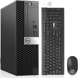 Dell OptiPlex 5070 Desktop Computers Windows 11 Pro,Hexa Core i5 9500 up to 4.4GHz,32GB DDR4, 1TB M.2 NVMe SSD,Intel Wireless Wi-Fi 6E AX210 & Bluetooth 5.2, HDMI Adapter (Renewed)