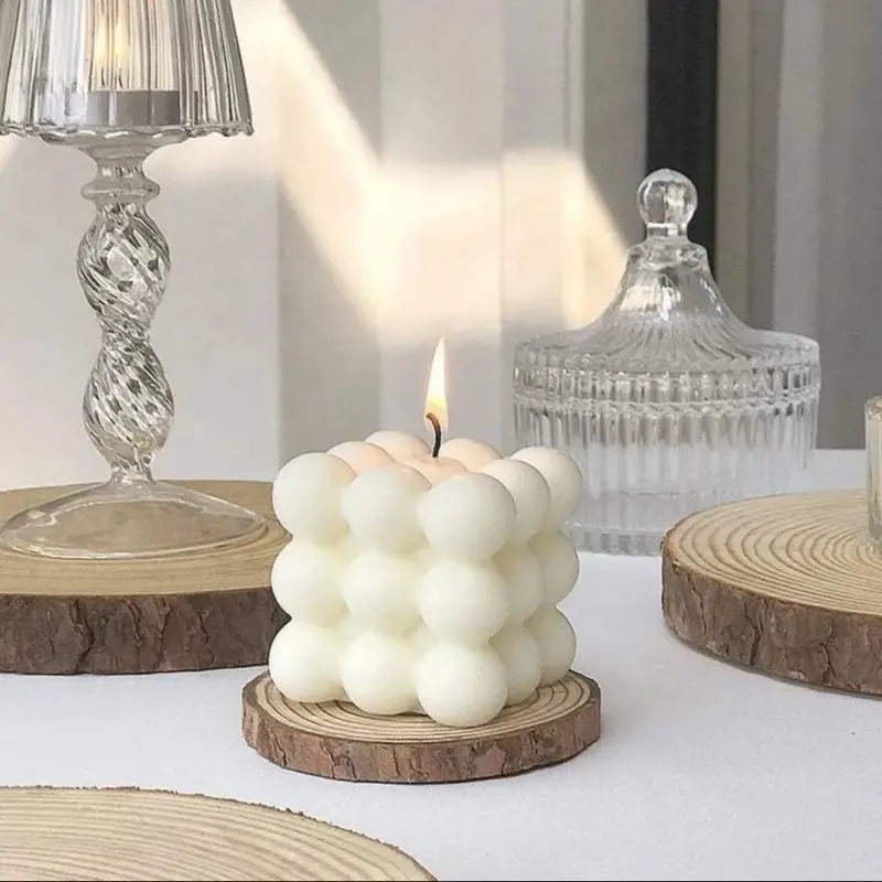 Big Bubble Cube Candle