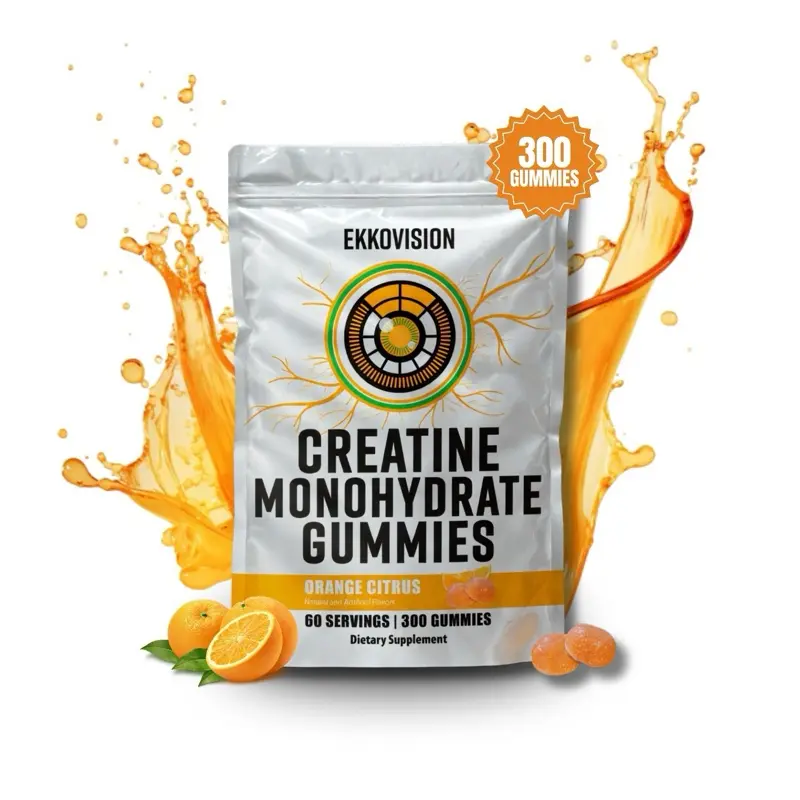 Ekko Creatine Gummies | 300 Gummies | 60 Servings | Third Party Tested Ekko Creatine Gummies | 300 Gummies | 60 Servings | Third Party Tested