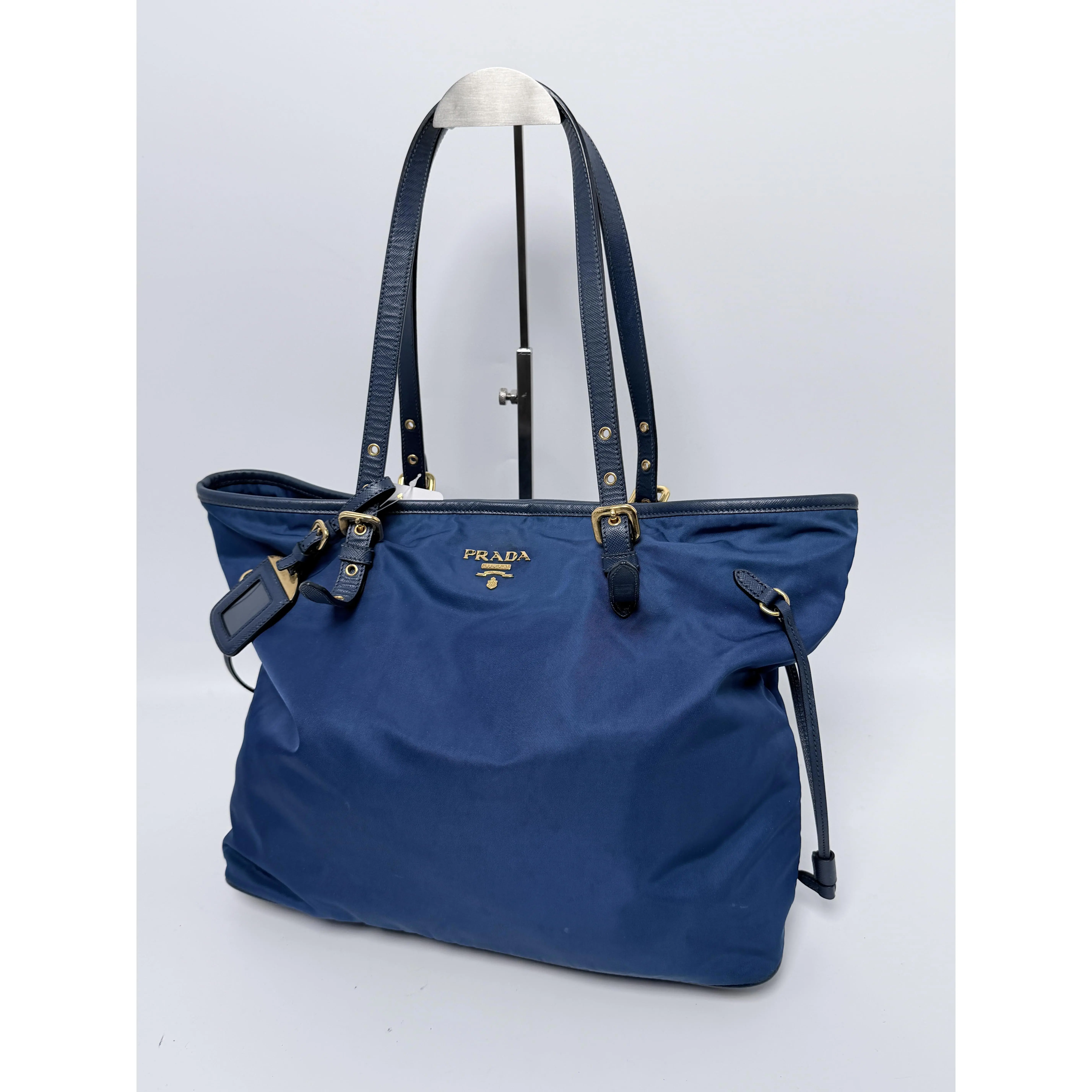 Pre-owned PRADA Nylon Tote Bags Tessuto Shopping Tote Bag ZS042PR