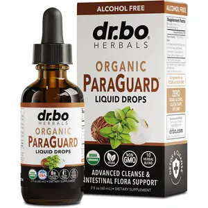 Dr. Bo Organic ParaGuard Liquid Drops - Gentle Parasite Cleanse Supplement - Natural Detox & Digestive Support for a Healthy Gut