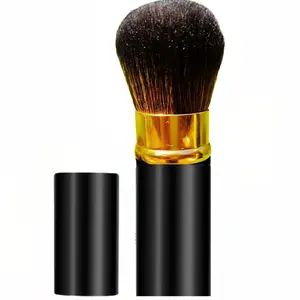 Retractable Kabuki Makeup Brush with Lid