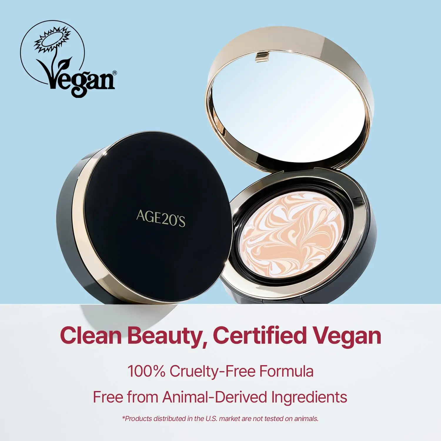 [Now in 20 Shades] [AGE20'S Official] NEW SIGNATURE ESSENCE PACT INTENSE COVER SPF 50+ Foundation Vegan Clean Beauty 3 in 1 Latte Beige White Gold Compact Makeup Buildable Pigmented Flawless