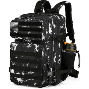 25L Two-Tone Hiking Backpack - Lightweight Molle Assault Pack for Outdoor & Travel